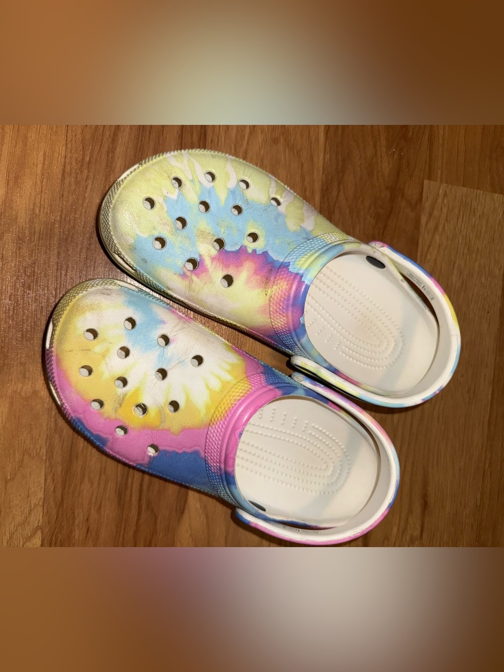 Adult Pastel Tie-Dye Crocs